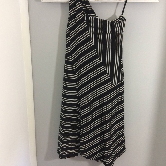 Anthropologie Maeve Black Striped Dress XS NWT - Picture 4 of 9